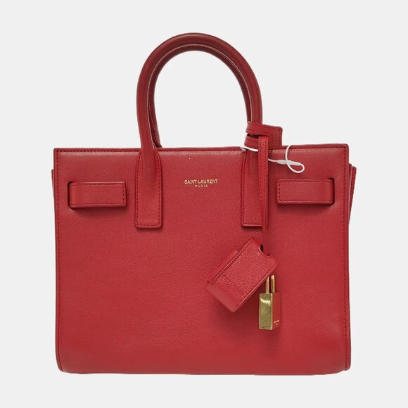 Saint Laurent Small Sac de Jour Blue Leather Tote - Picture 15 of 15